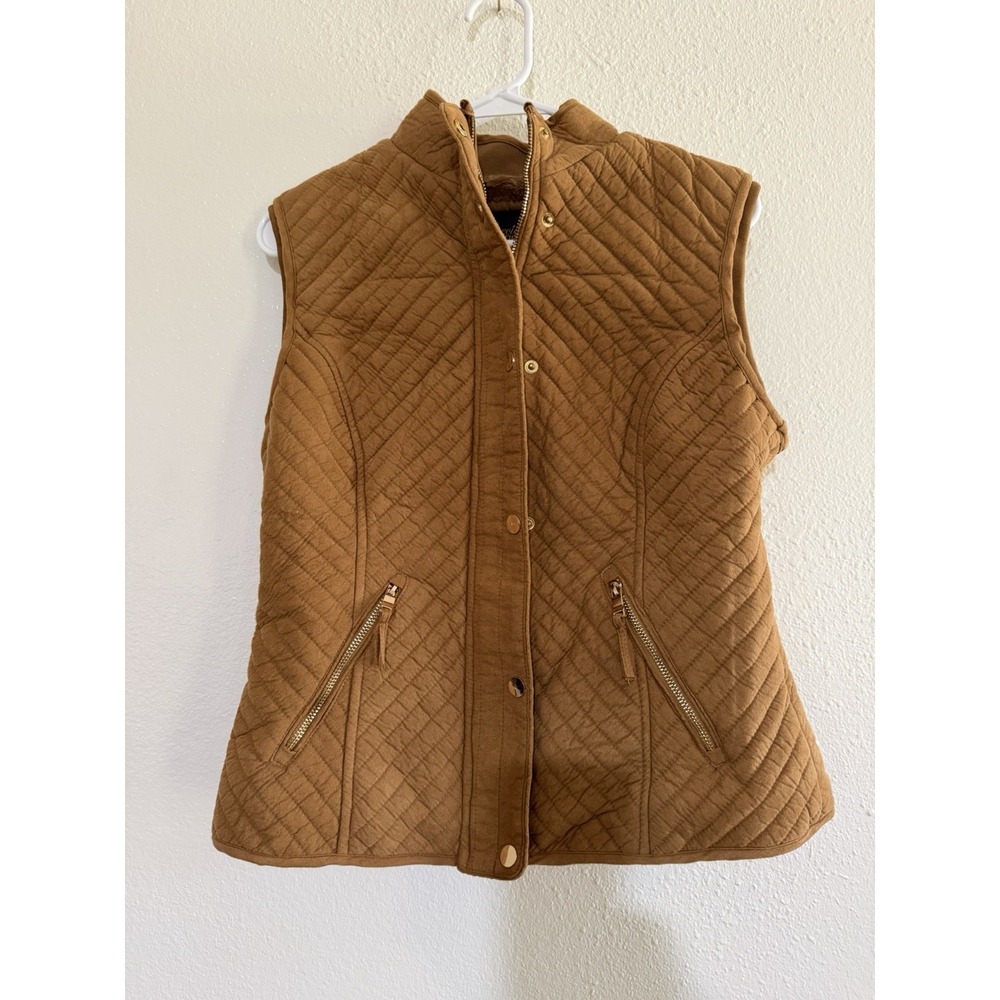 New Special One Los Angeles Sherpa Brown Vest Women's Size M Jacket